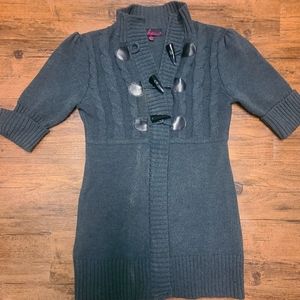Takeout Gray Sweater Dress; Size M